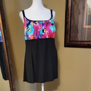 Colorful Floral Women's Swim One Piece